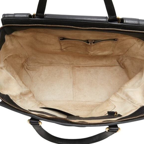 GUCCI Black Leather Boston Bag - Picture 12 of 16